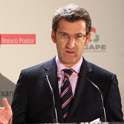 O presidente de Galiza, Alberto N&uacute;&ntilde;ez Feijoo