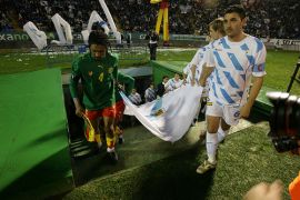 Imaxe do partido do ano pasado, fronte a Camer&uacute;n