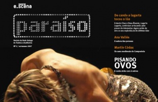 Un pedazo da capa do segundo n&uacute;mero da revista 'Para&iacute;so'