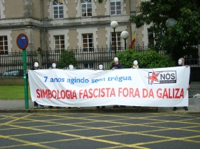 Concentraci&oacute;n de militantes de N&oacute;s-UP