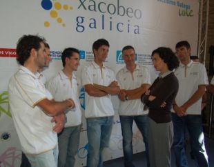 Os corredores do XGZ, con &Aacute;nxela Bugallo