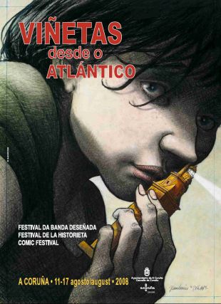 Cartaz do Sal&oacute;n do C&oacute;mic 2008