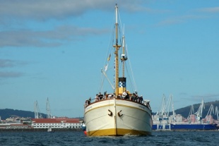O Hidria II, ou o Barco da Memoria, sede das Xornadas T&eacute;cnicas