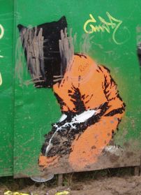 Pintada contra Guant&aacute;namo / Flickr: burge5000
