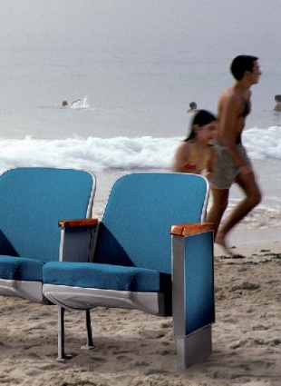 Este ver&aacute;n, a praia converterase en patio de butacas. Foto: Bolet&iacute;n do IGAEM, E-scena