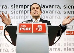 O l&iacute;der dos socialistas navarros, Fernando Puras