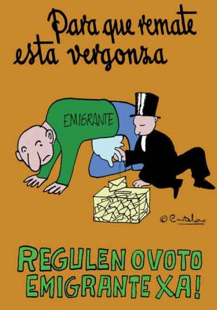 O humor de Gonzalo est&aacute; sempre moi ligado &aacute; actualidade galega