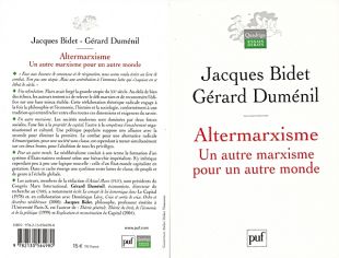 'Altermarxisme', unha das obras m&aacute;is influ&iacute;ntes de Jacques Bidet (clique para ampliar)
