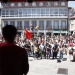 Imaxe da Praza do Toural, onde rematou a manifestaci&oacute;n