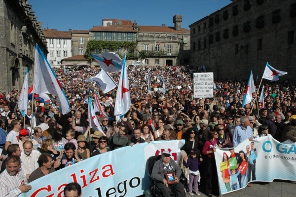 Manifestaci&oacute;n Queremos Galego