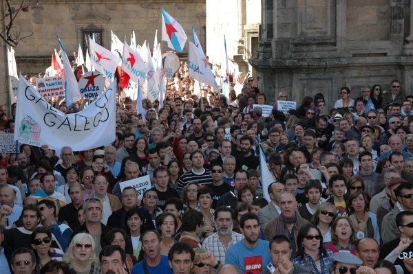 Manifestaci&oacute;n Queremos Galego