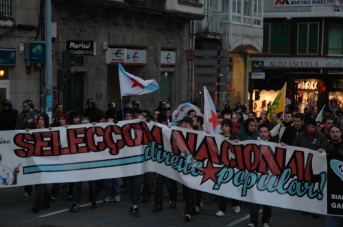 Sen apoio institucional, a Selecci&oacute;n Galega xoga en Compostela