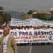 "En defensa da r&iacute;a, a vida e a legalidade" (En primeiro plano Carmelo Teixeiro, voceiro do Comit&eacute; Cidad&aacute;n)