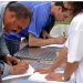 Sinaturas de autoinculpaci&oacute;n en solidariedade co patr&oacute;n maior da Confrar&iacute;a