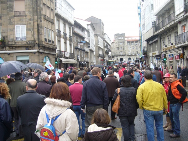 A manifestaci&oacute;n, de cami&ntilde;o