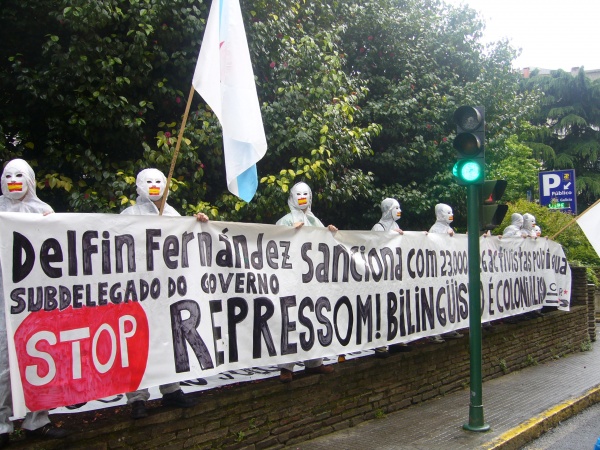 A manifestaci&oacute;n, de cami&ntilde;o