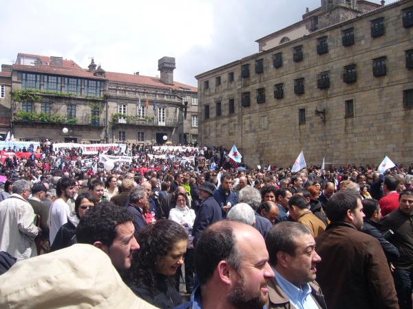 A manifestaci&oacute;n, na Quintana