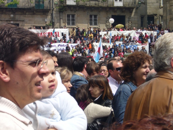 A manifestaci&oacute;n, na Quintana