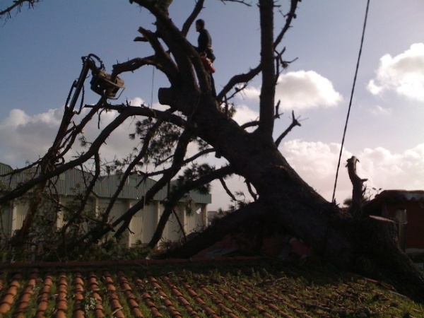 Outra toma ao car&oacute;n do pavill&oacute;n da Malata