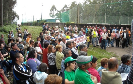 Marcha en Salcedo (28 de xu&ntilde;o de 2009)